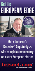 Get the European Edge with Mark Johnson's Breeders' Cup commentary on each European starter.