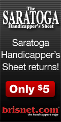 SARATOGA HANDICAPPER !   CLICK HERE
