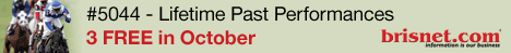 #5044-Lifetime Past Performances -- 3 FREE in October