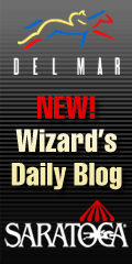 Wizard Blog daily for Del Mar and Saratoga!