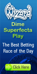 The Wizard Dime Superfecta Play -- The Best Betting Race of the Day