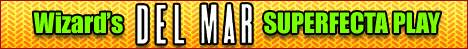 Dime Superfecta Play for DEL MAR  click here