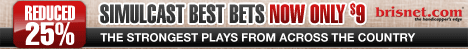 Simulcast Best Bets - Now Only $9
The Strongest Plays from Across the Country