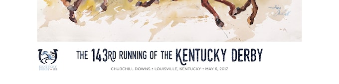 Churchill Downs unveils Cantrell’s official art for the 2017 Kentucky Derby and Kentucky Oaks