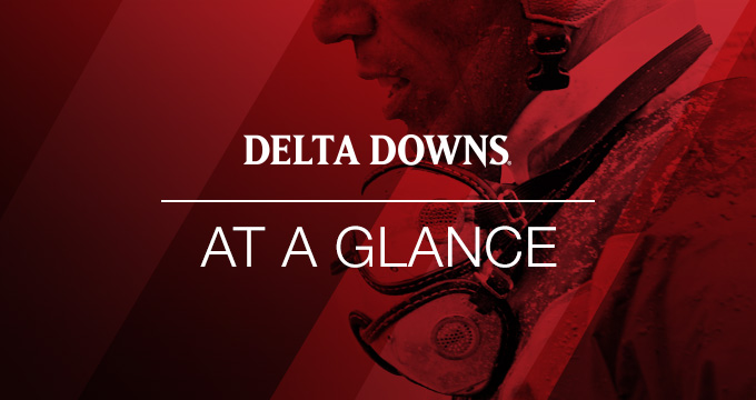 Delta Downs at a glance graphic image