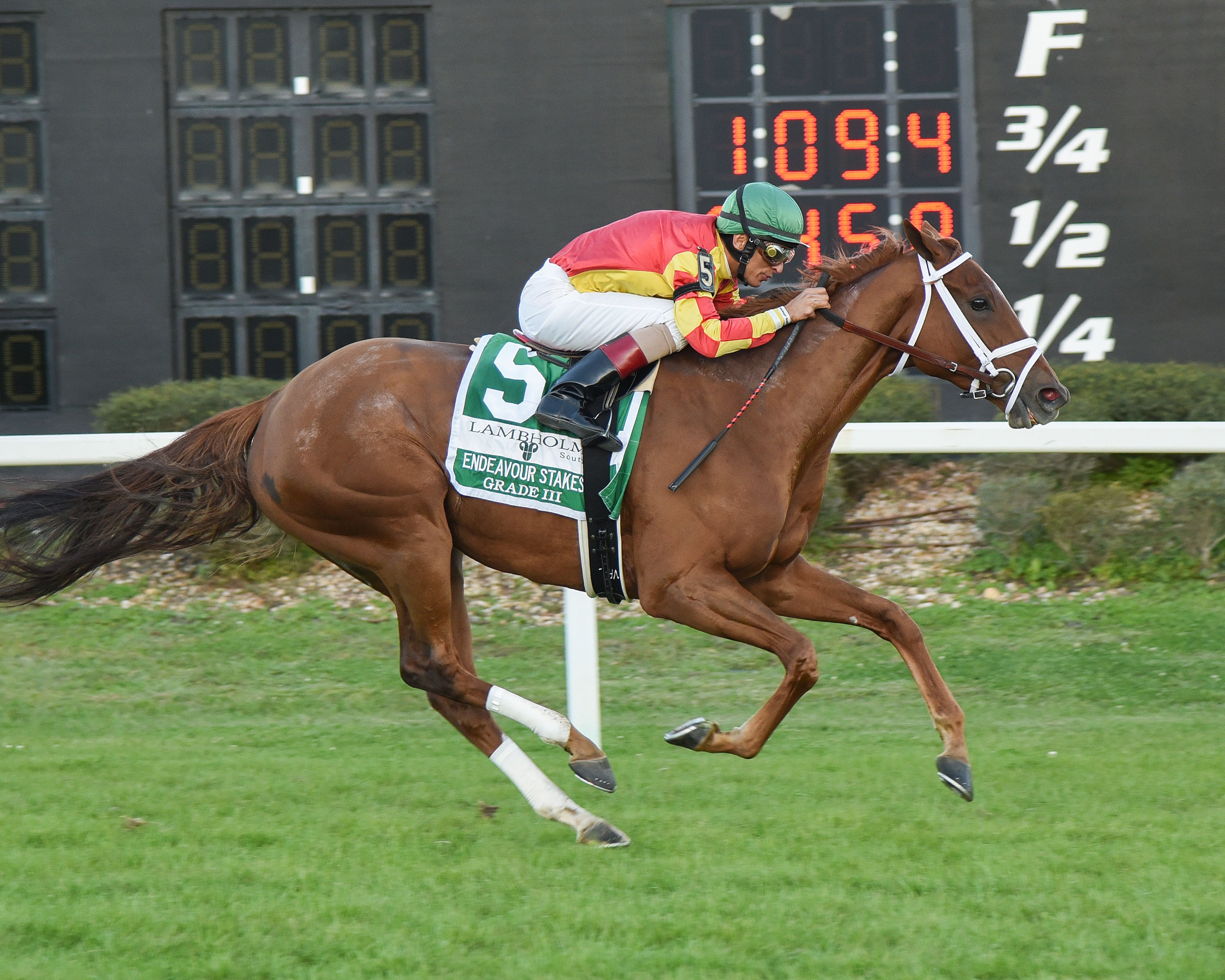 Isabella Sings, Inspector Lynley give Velazquez sweep of Tampa Bay turf stakes