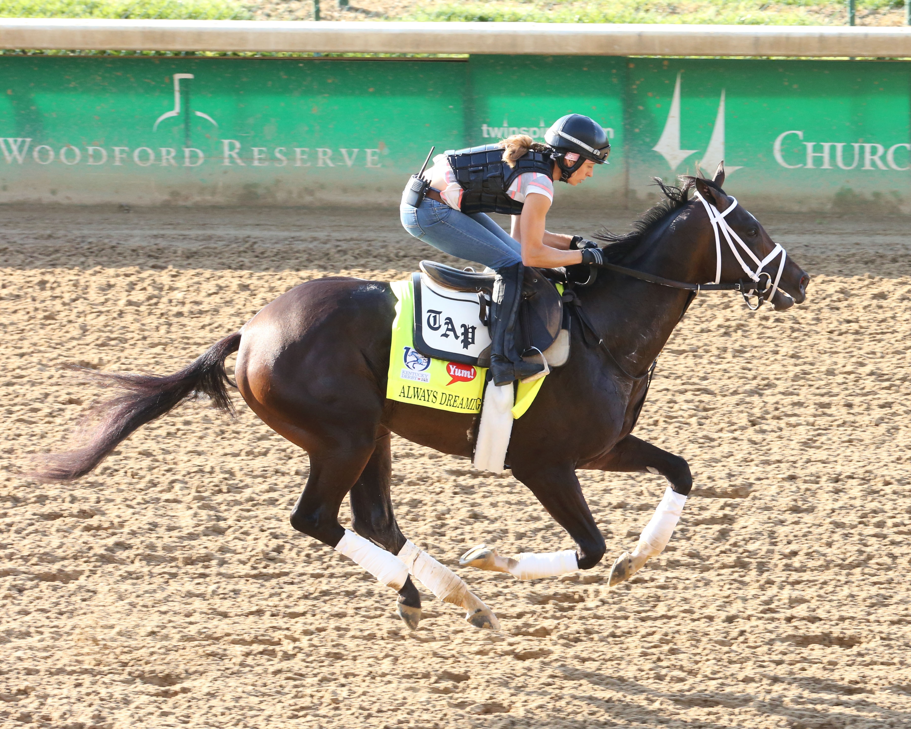 Always Dreaming, rest of Pletcher contingent turn in gallops