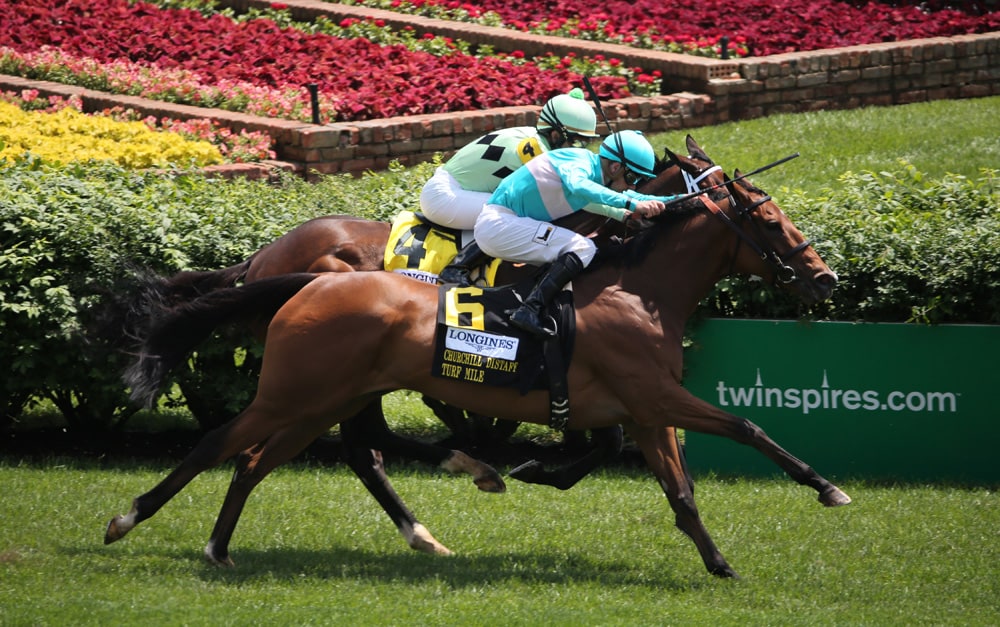 Roca Rojo denies Believe in Bertie in Churchill Distaff Turf Mile