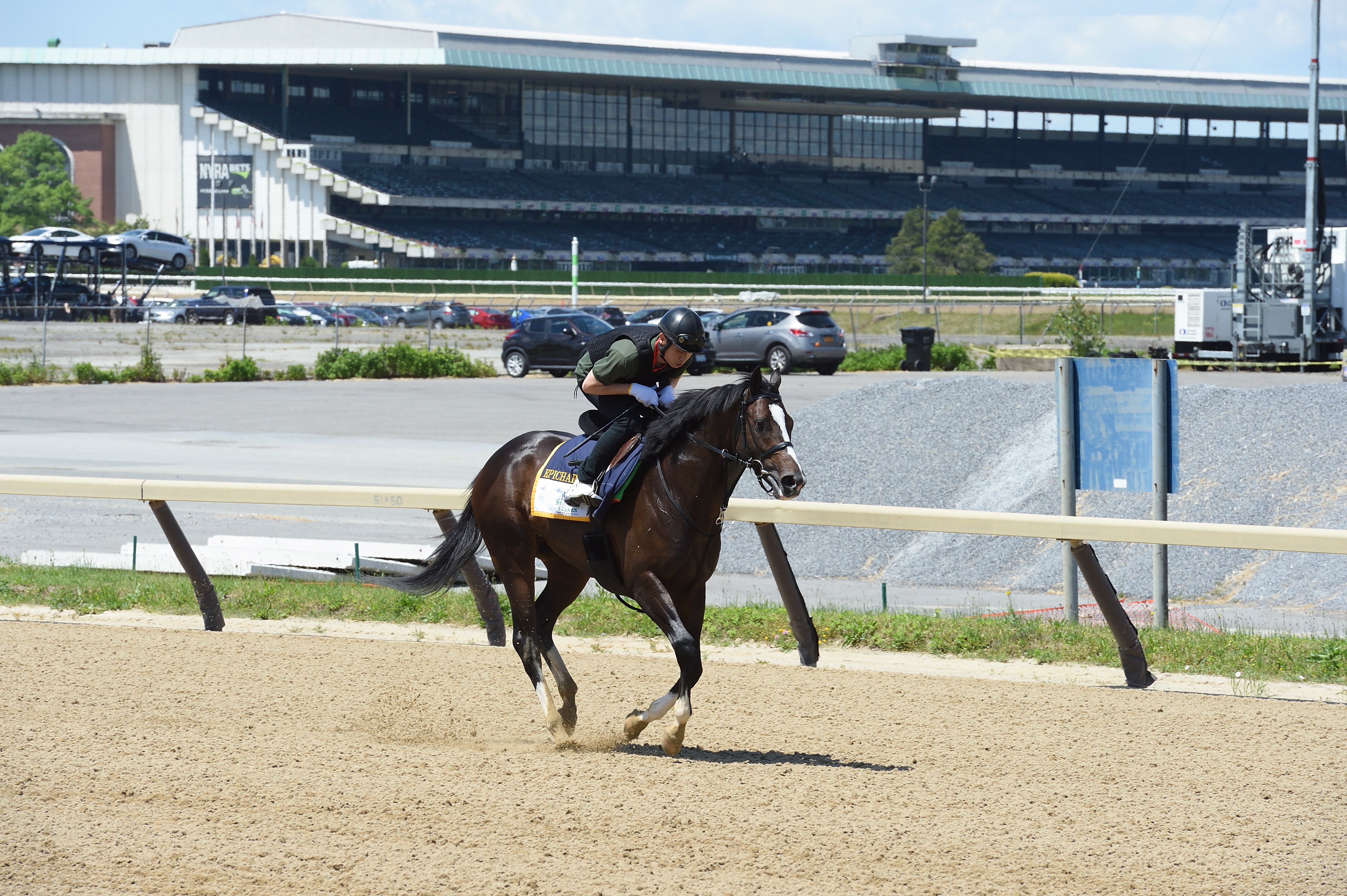 Epicharis, Senior Investment work; Classic Empire arrives at Belmont