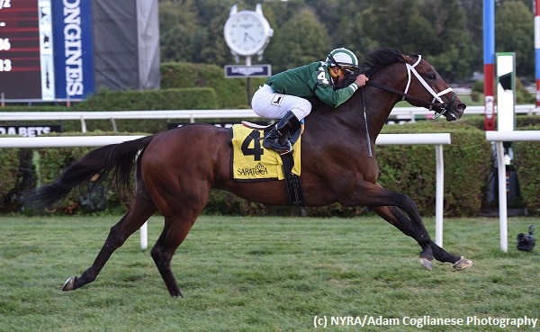 Green Mask lives up to favoritism in Troy Handicap