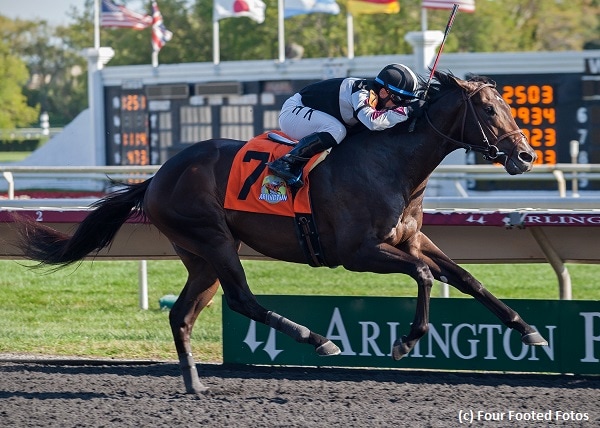 Barry Lee, Bet She Wins score in Arlington juvenile stakes