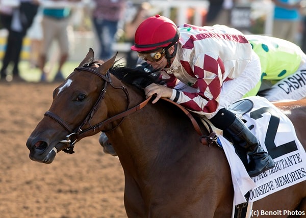 Moonshine Memories wires Del Mar Debutante