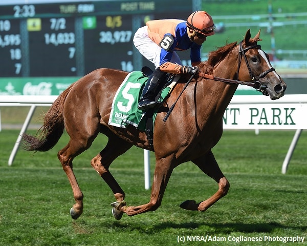 Off Limits goes from last to first to capture Noble Damsel