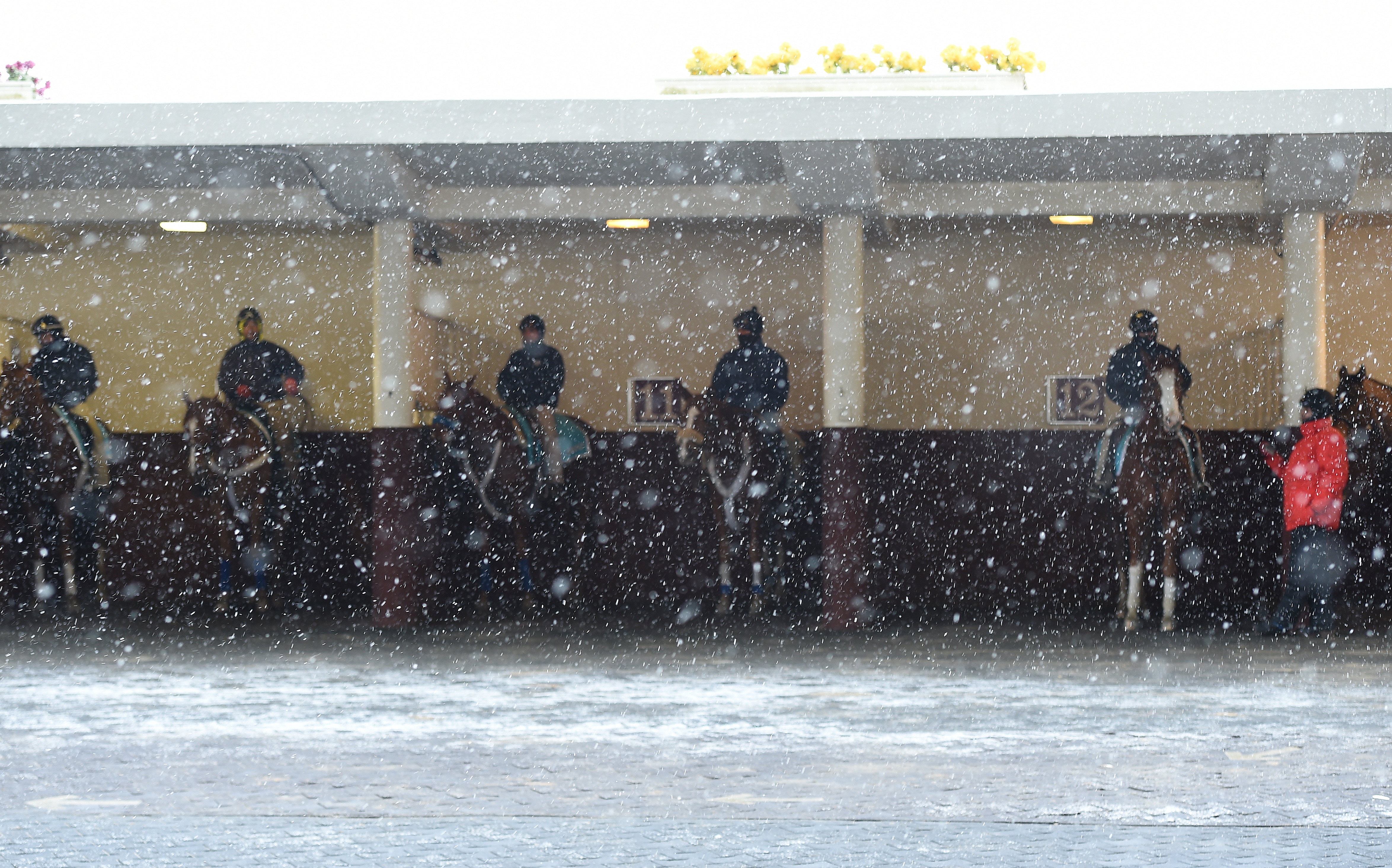 Flurry of track cancellations due to winter storm