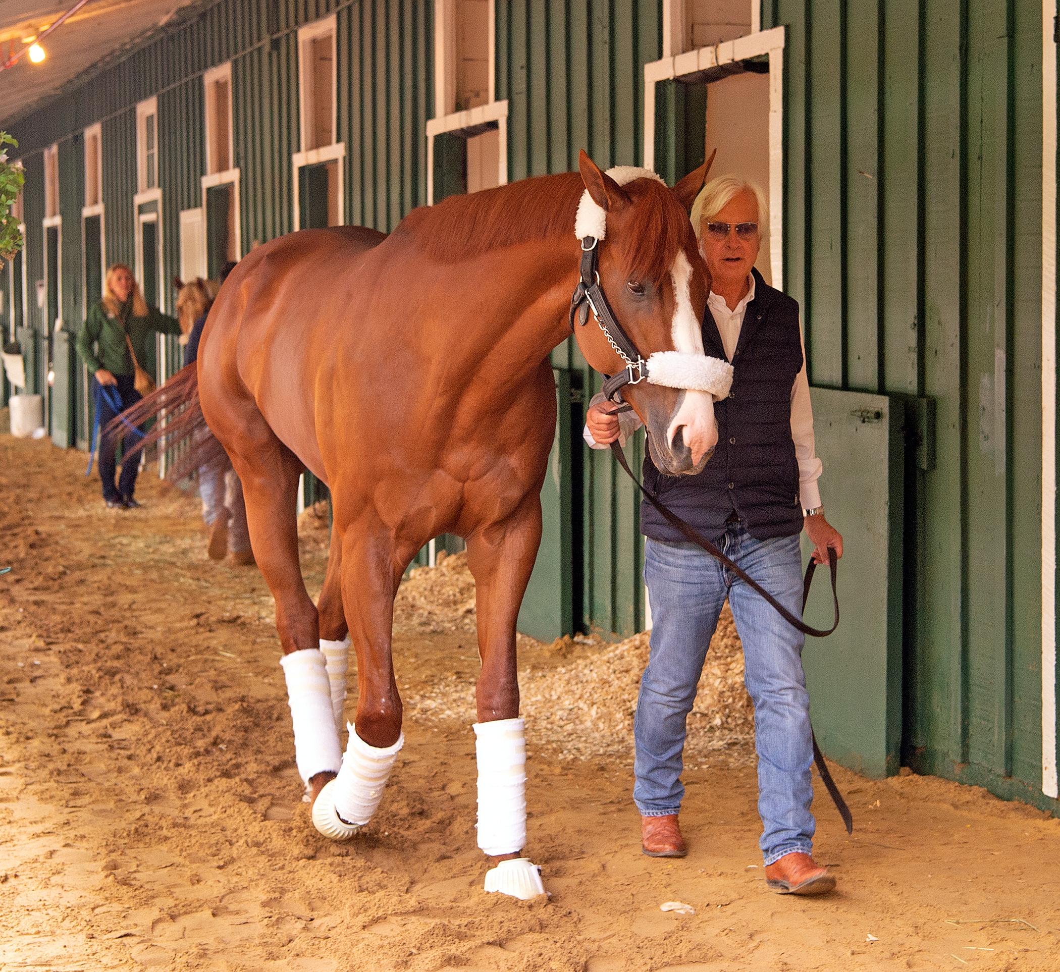 Baffert exuding confidence in Justify’s Triple Crown bid: ‘Belmont will be easier’
