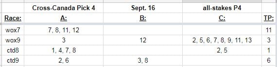 How To Bet the Cross-Canada Pick 4 from Woodbine & Century Downs