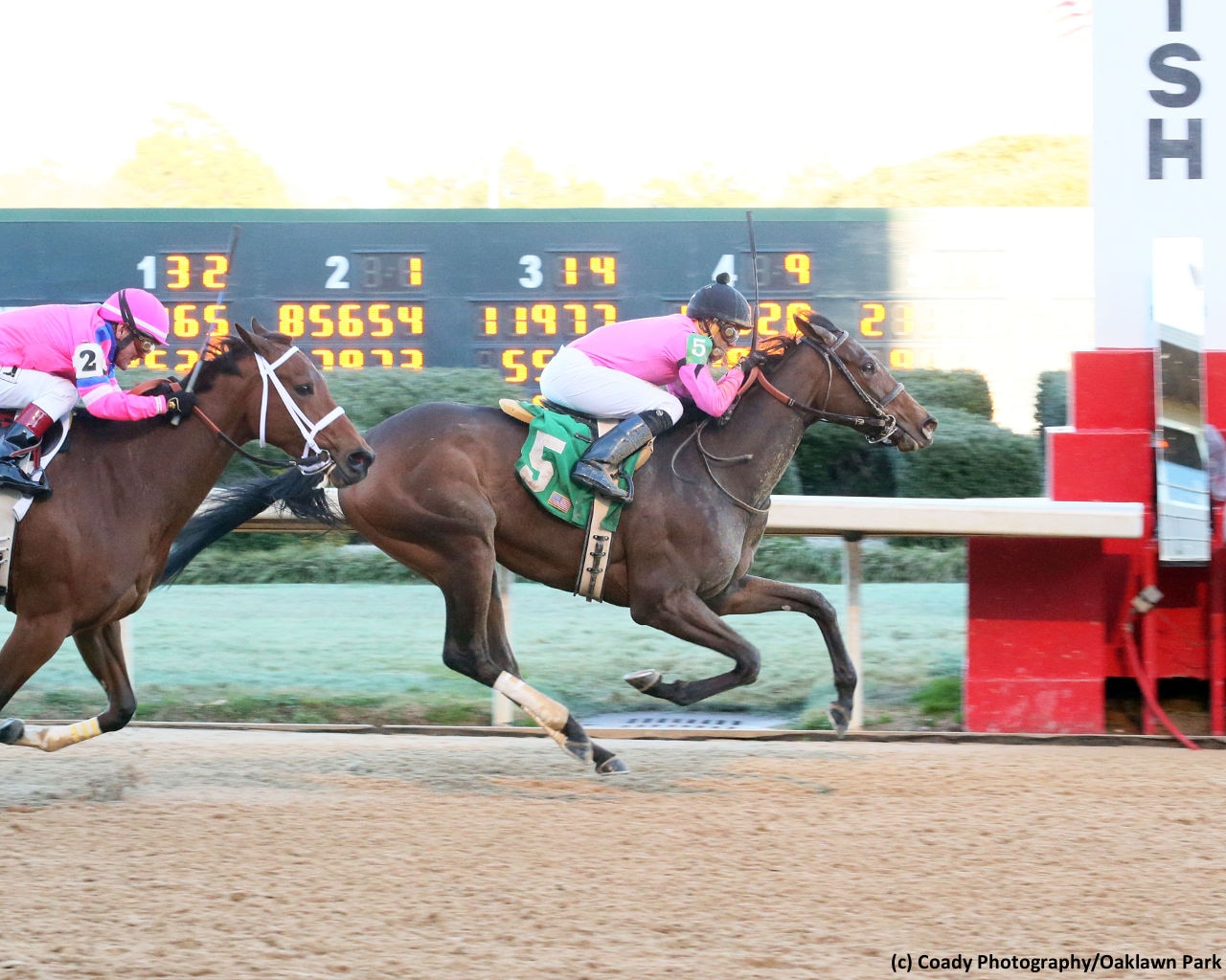 Chocolate Kisses, Espresso Shot and Naughty Joker earn Kentucky Oaks points