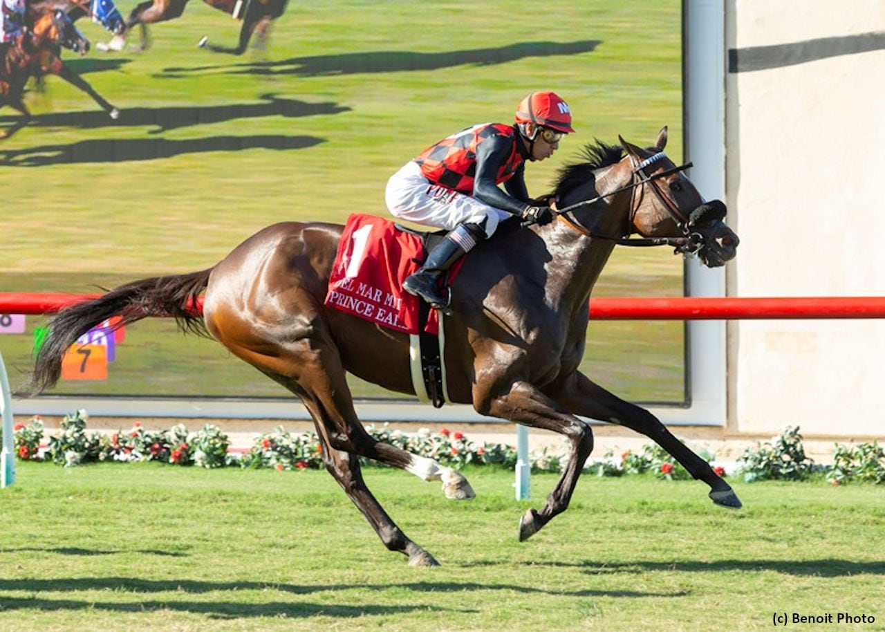 Prince Earl comes of age in Del Mar Mile