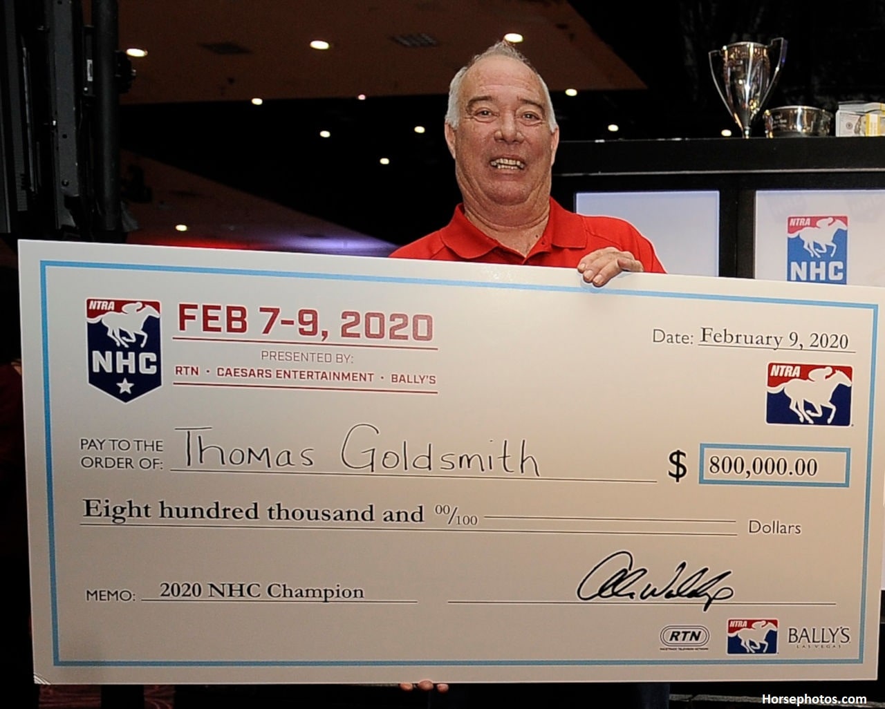 Goldsmith wins NHC 2020, Eclipse Award as Horseplayer of the Year