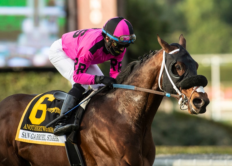 Anothertwistafate adds turf win in San Gabriel, eyes Pegasus World Cup options