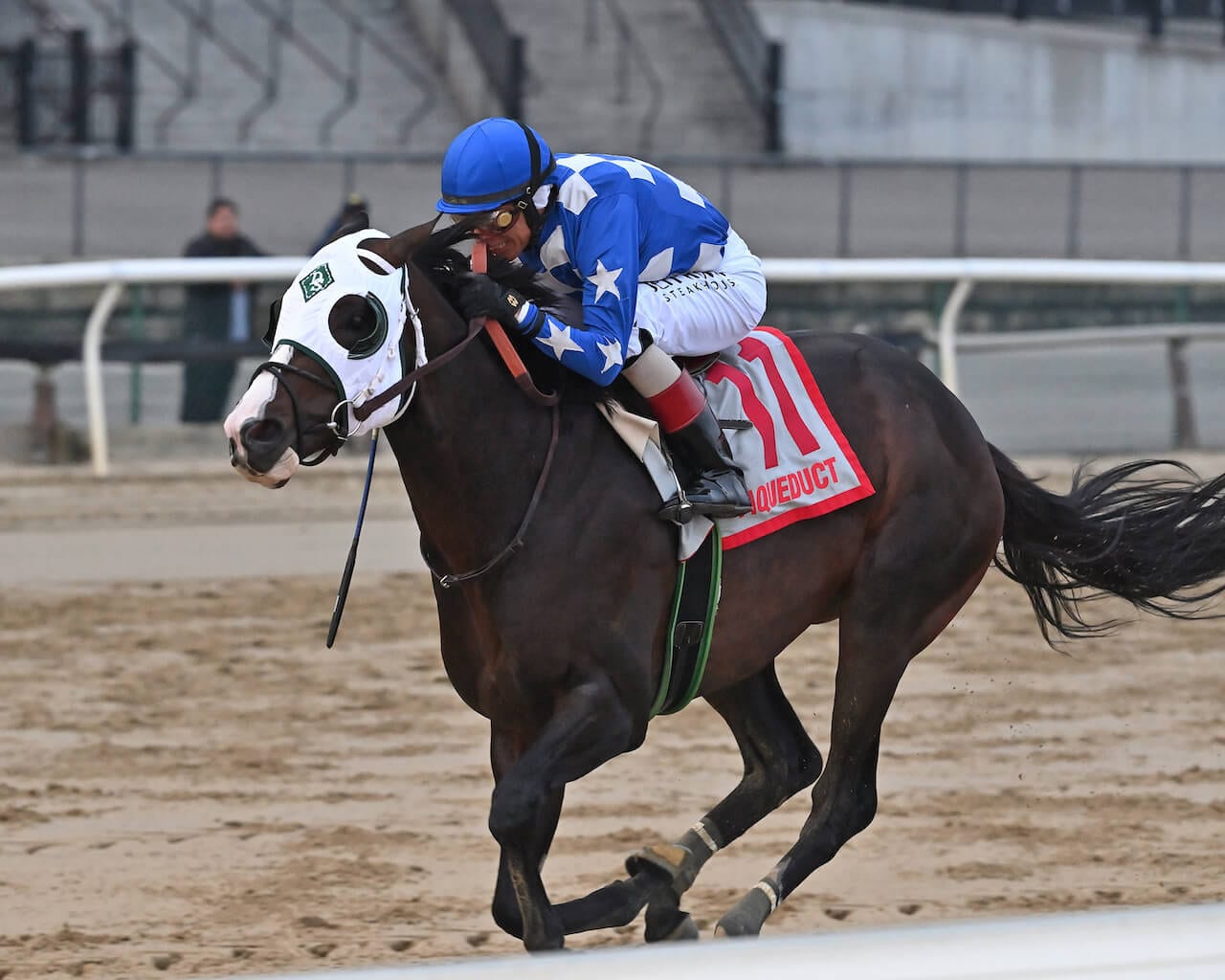 Hoist the Gold splashes to Cigar Mile win
