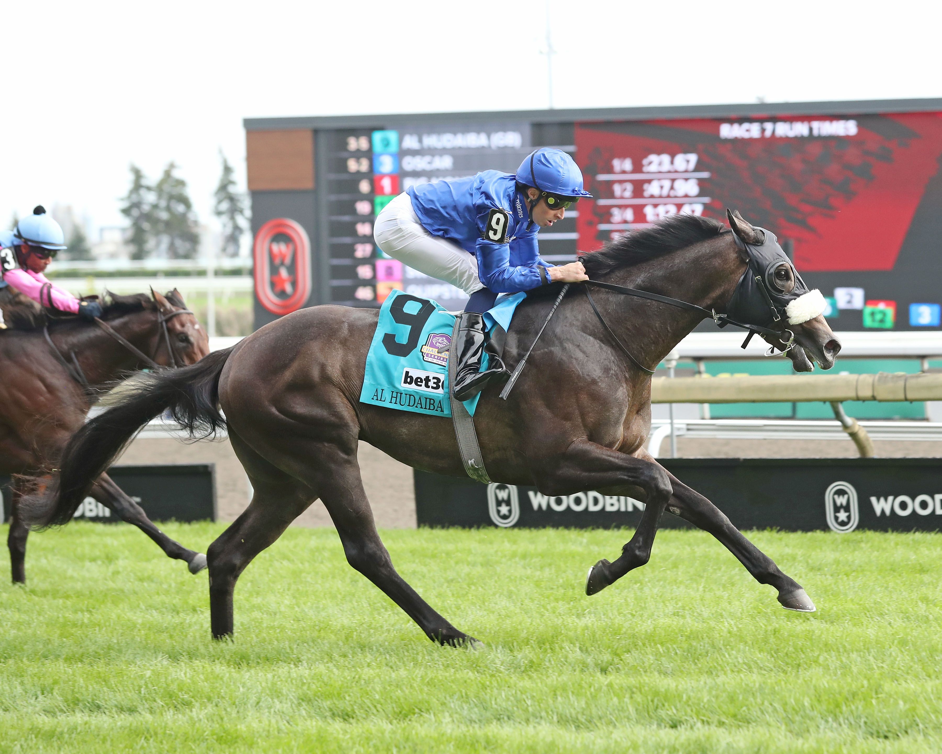 Al Hudaiba wins the Summer (G1) at Woodbine