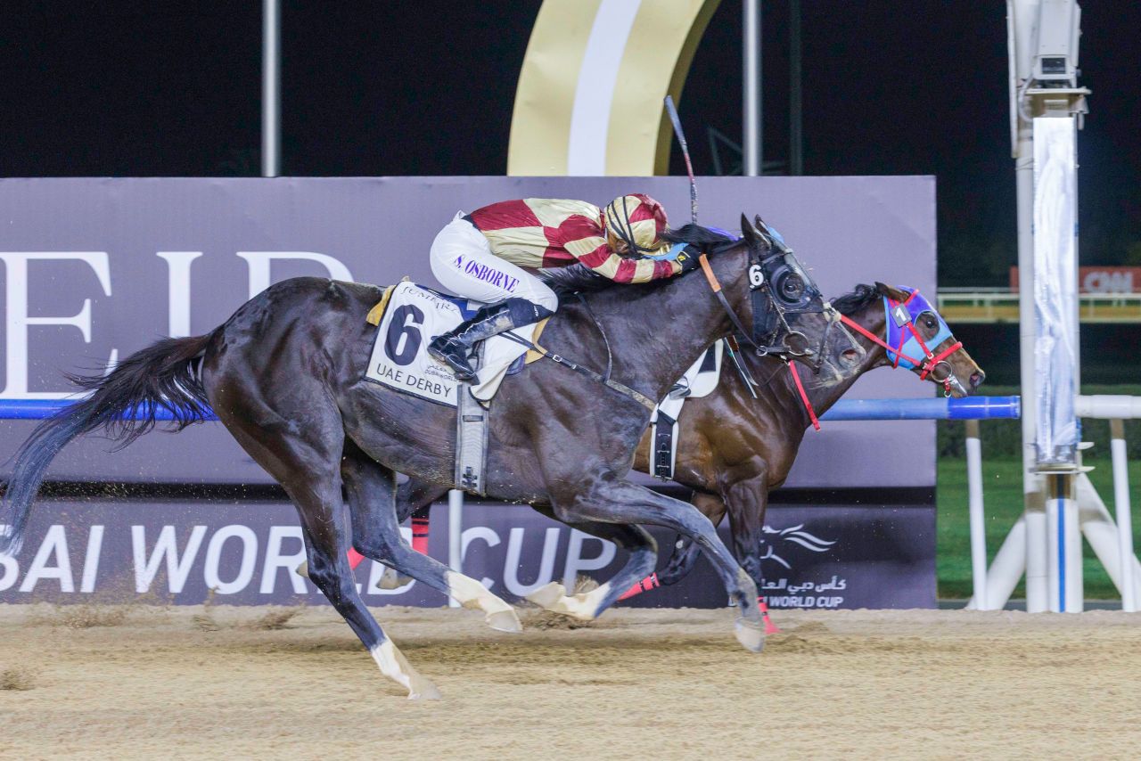 Admire Daytona hangs on from Heart of Honor in the UAE Derby
