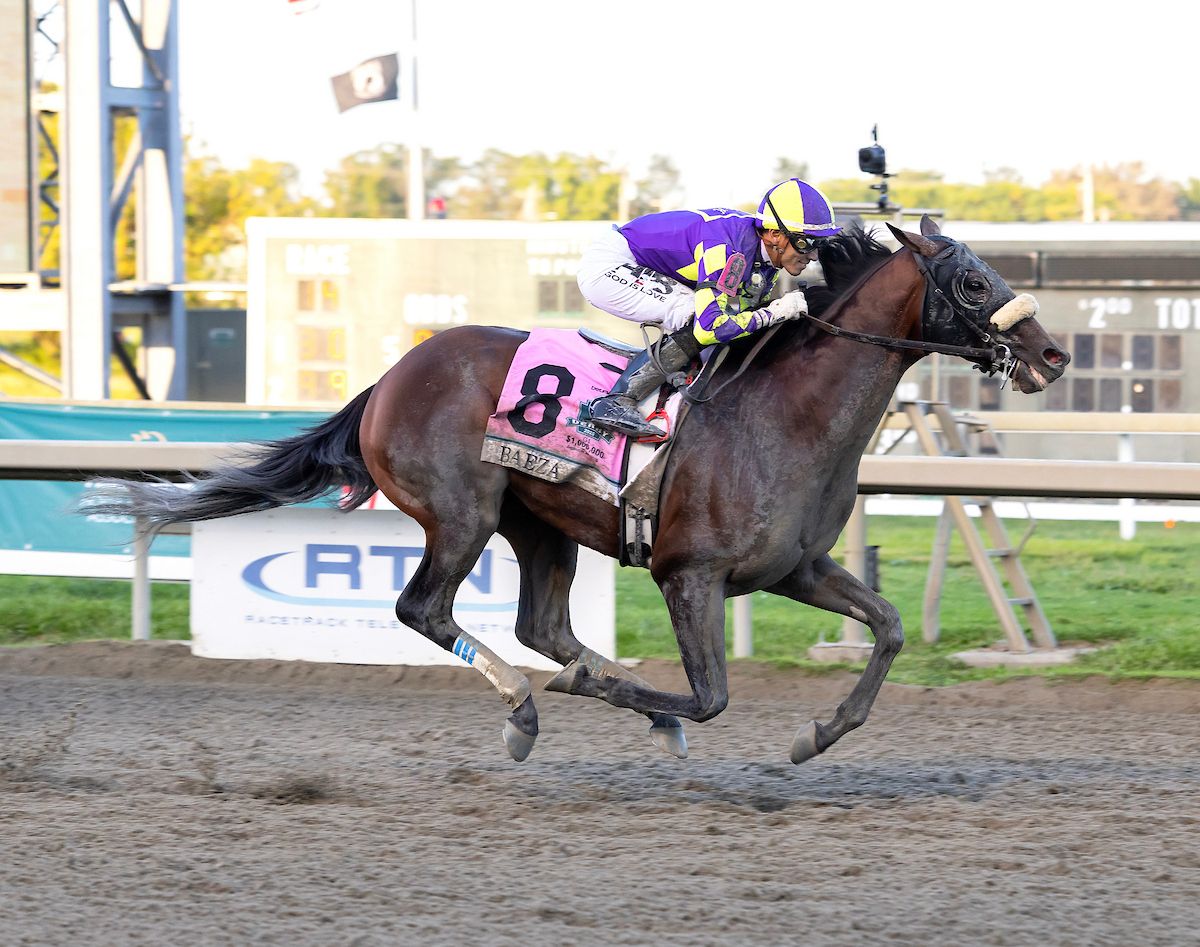 Baeza wins the Pennsylcania Derby at Parx Racing.
