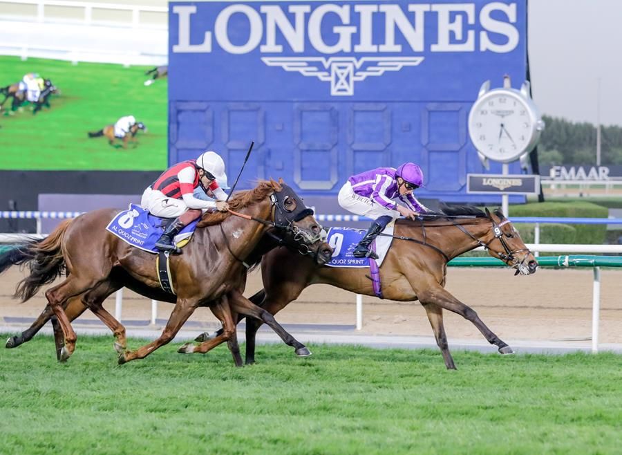 Believing wins the Al Quoz Sprint (G1)