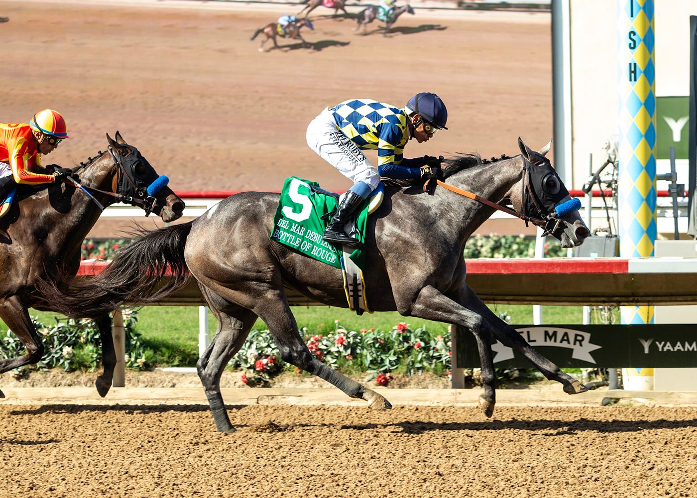 Bottle of Rouge upset stablemate Explora in the Del Mar Debutante (G1)