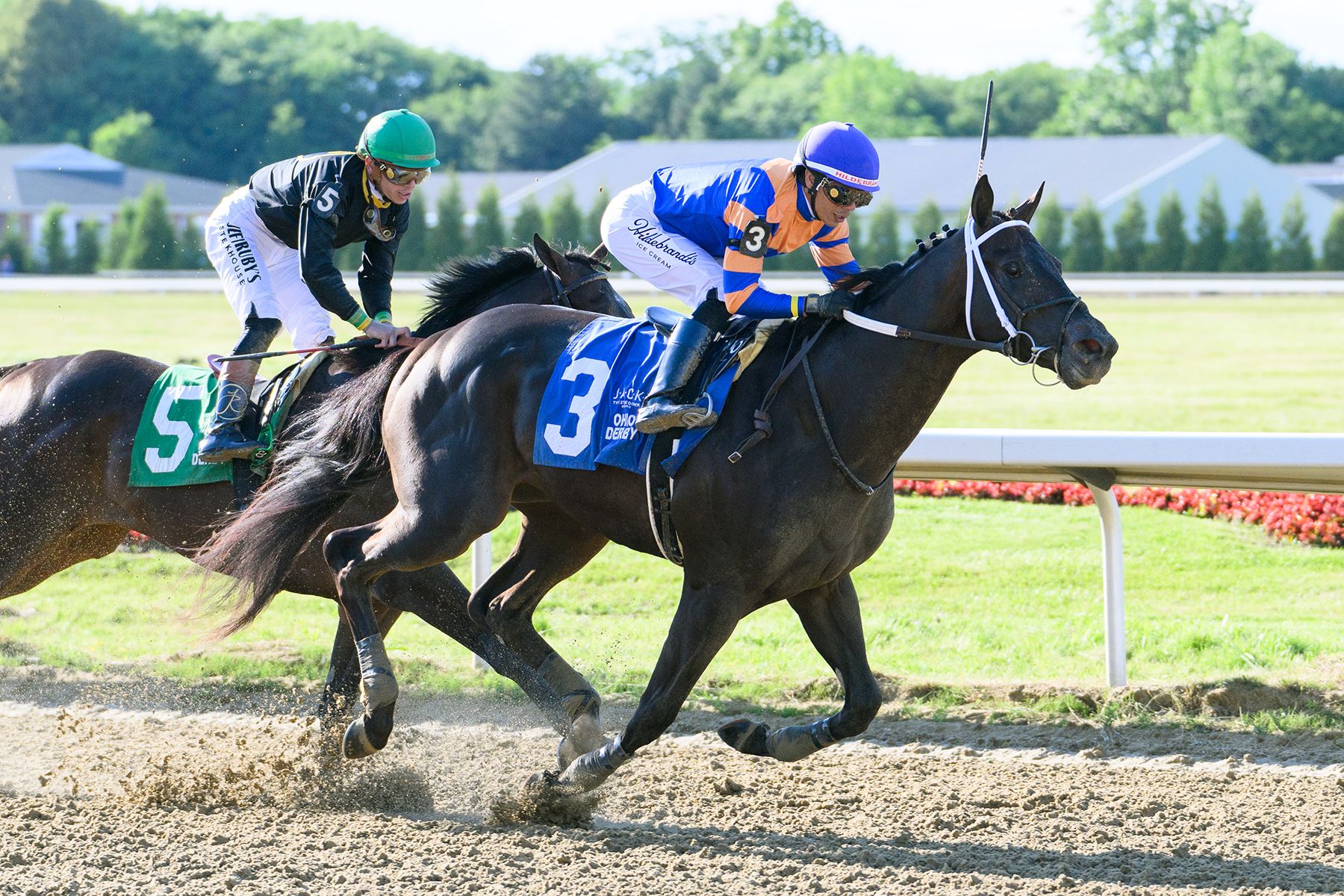 Chip Honcho scored a graded breakthrough in the Ohio Derby (G3)