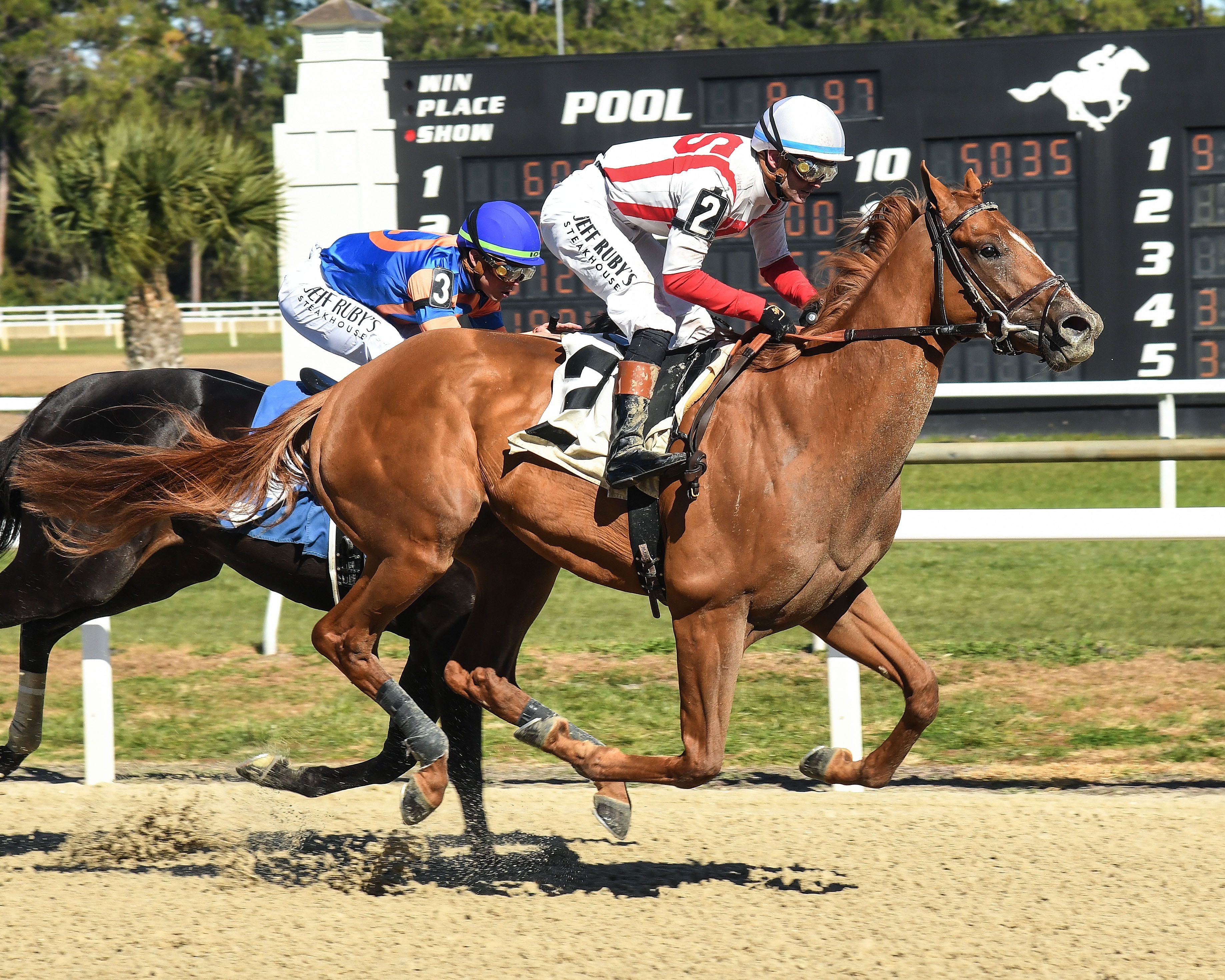 Emerging Market steps up in Louisiana Derby; Bella Ballerina heads Fair Grounds Oaks