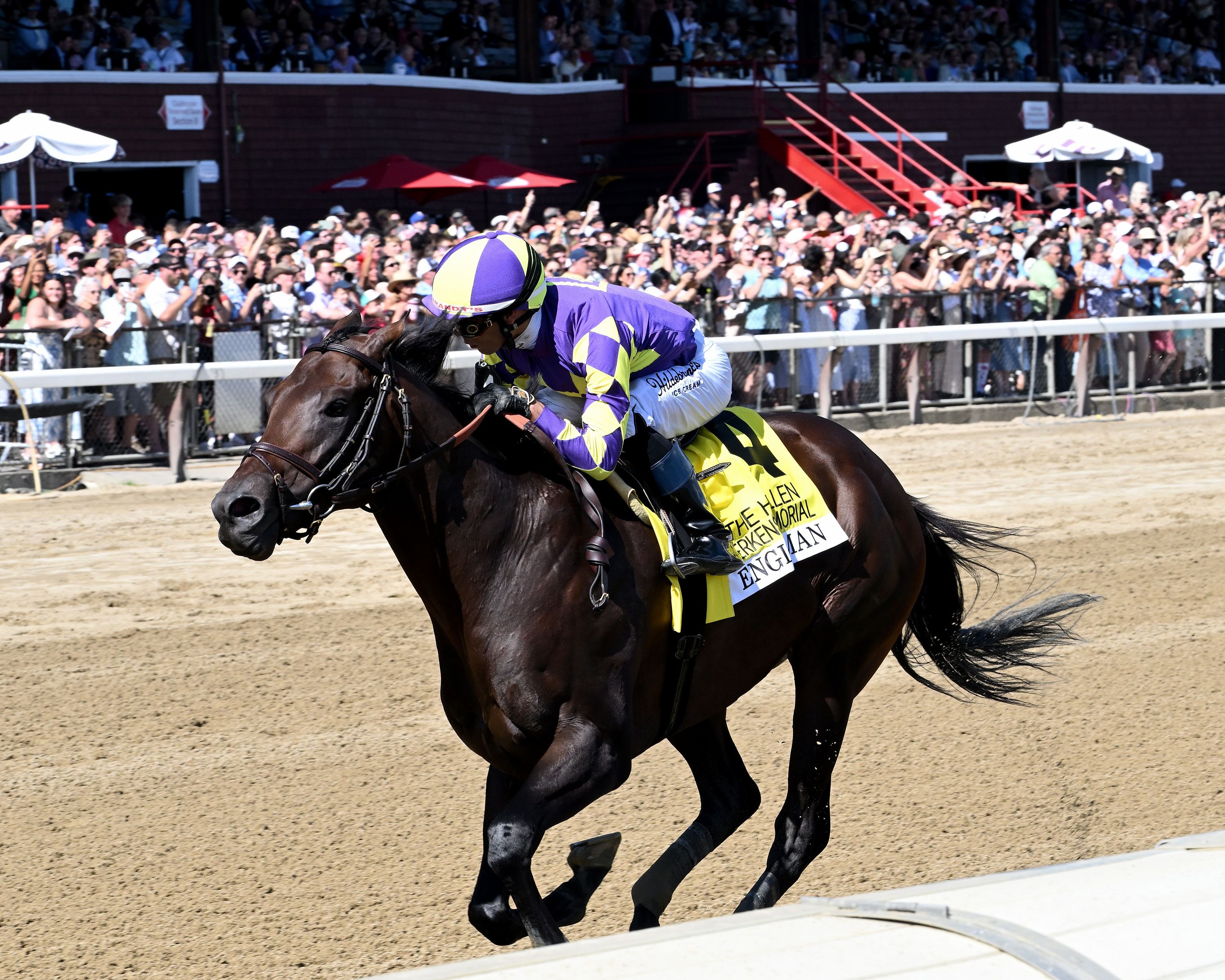 Englishman wins the Allen Jerkens Memorial at Saratoga.