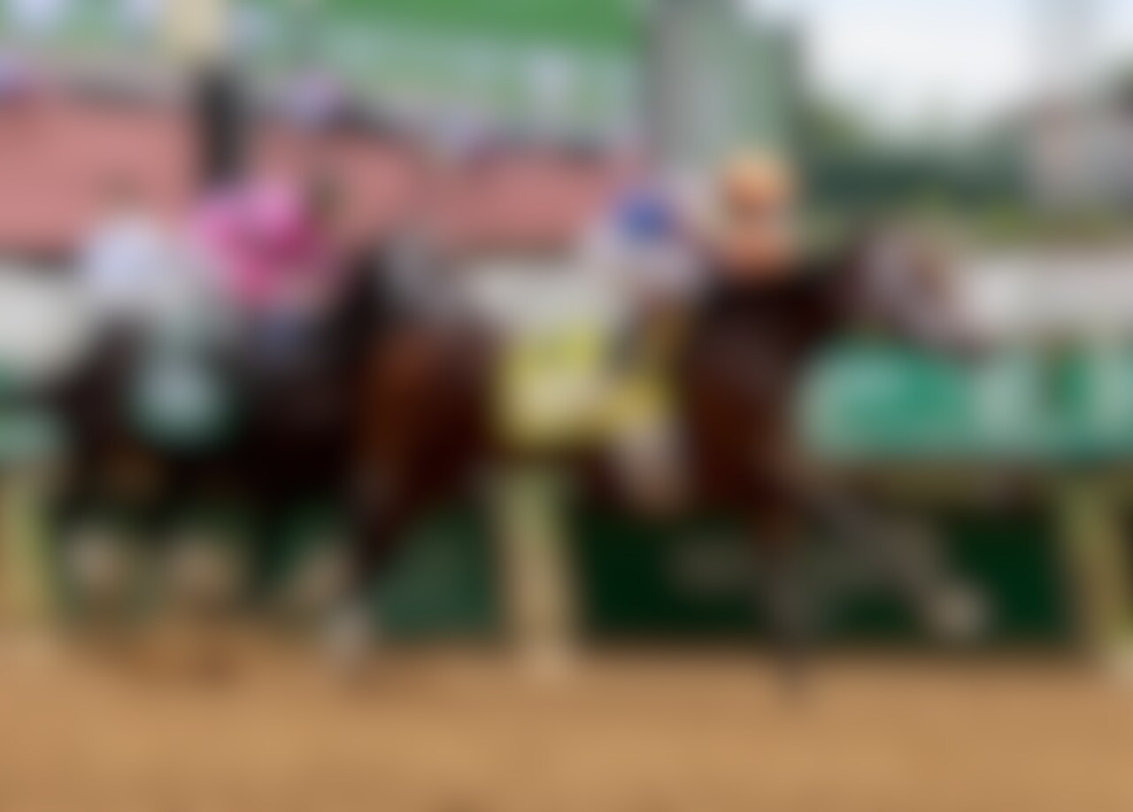 Fierceness winning the Alysheba (G2) at Churchill Downs