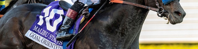 Baffert turns Malibu-La Brea double with Goal Oriented, Usha