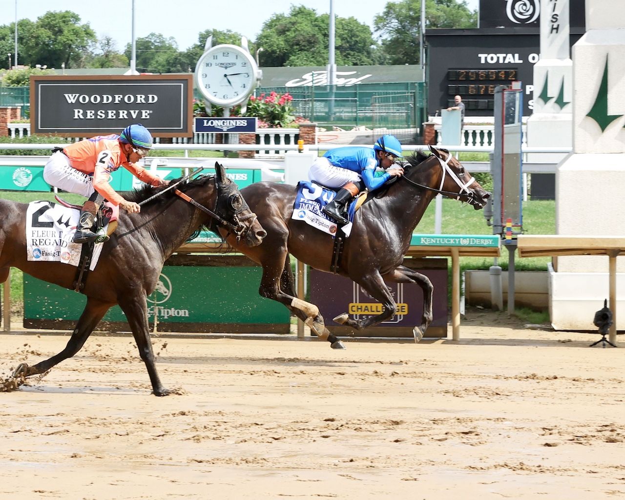 Immersive wins the Fleur De Lis at Churchill Downs.