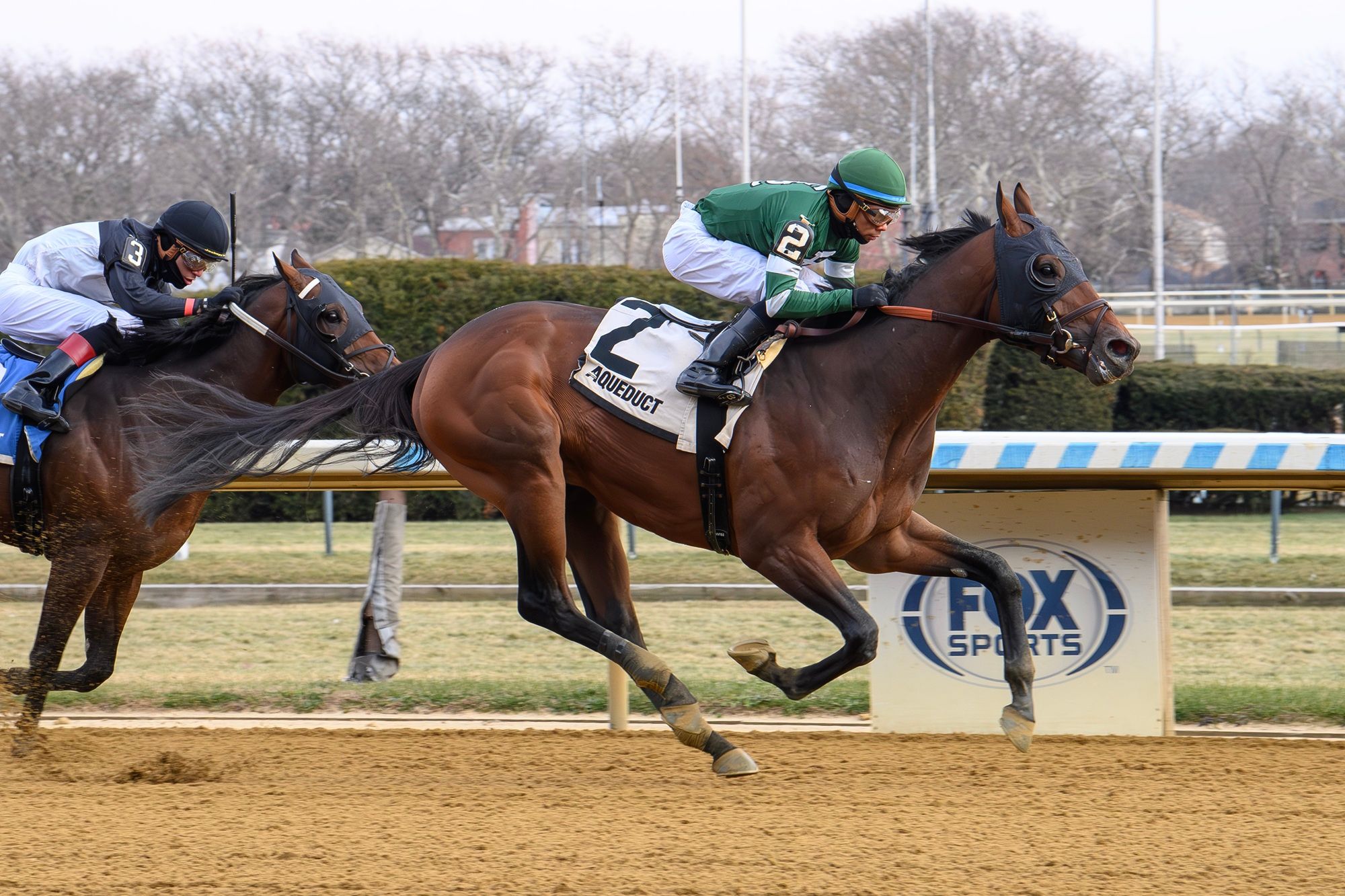 Iron Honor breaking his maiden at Aqueduct