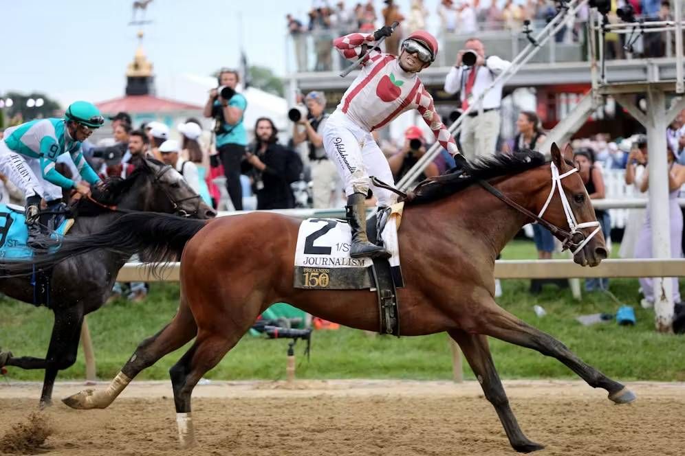 Journalism wins the 2025 Preakness Stakes