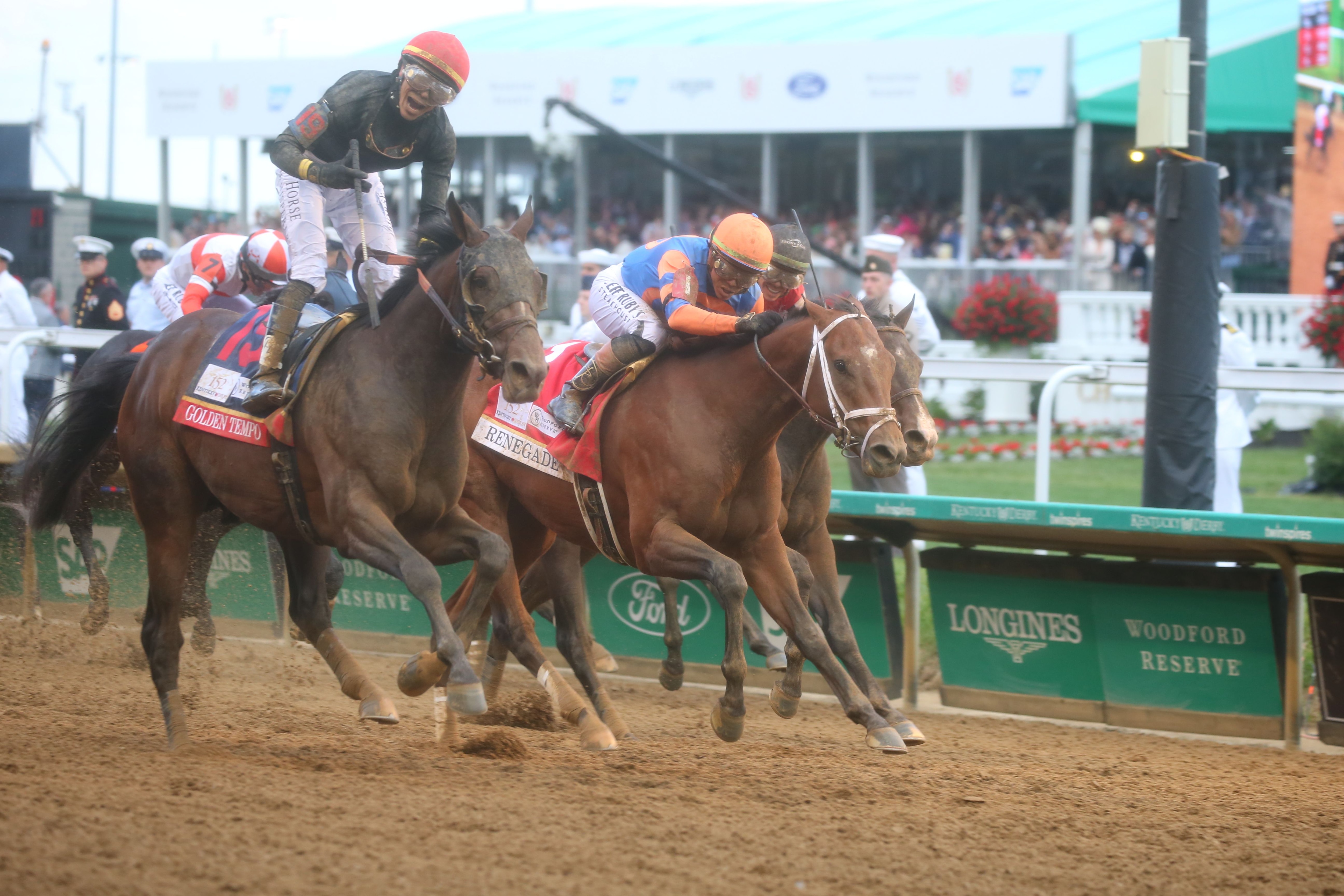 Renegade favored over Golden Tempo in Belmont Stakes