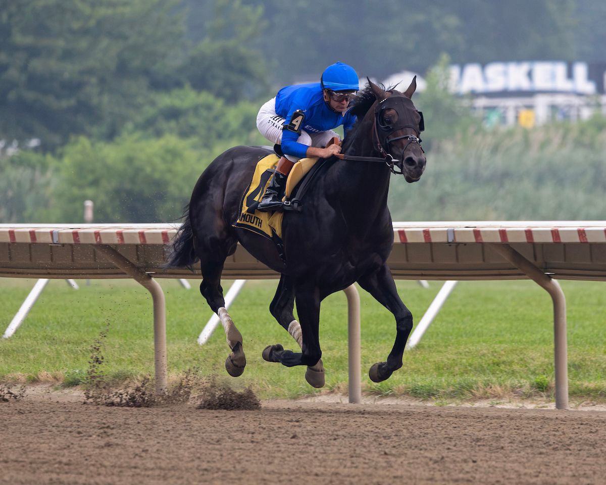 Knightsbridge wins the Monmouth Cup at Monmouth Park.