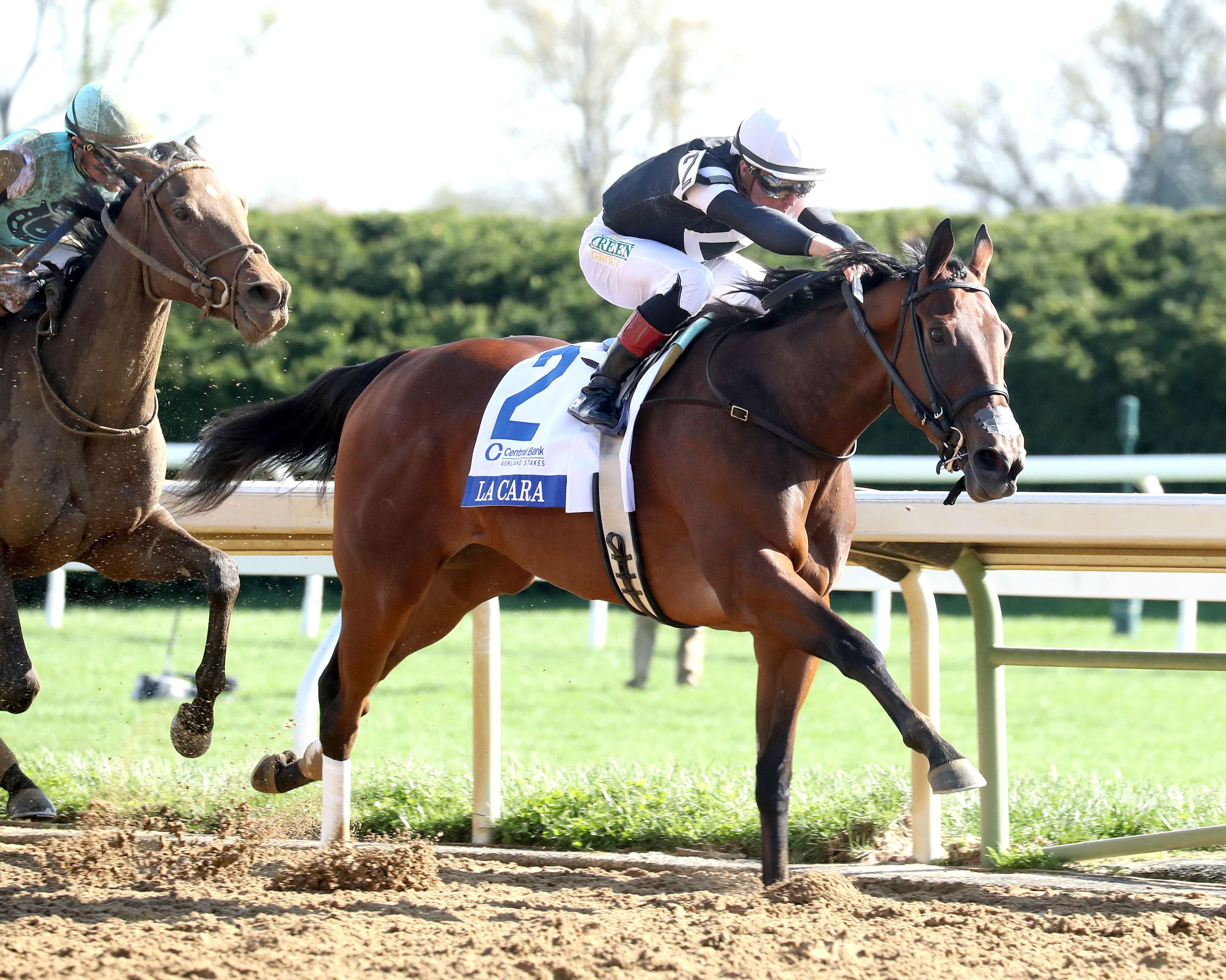 La Cara holds off Take Charge Milady in the Ashland