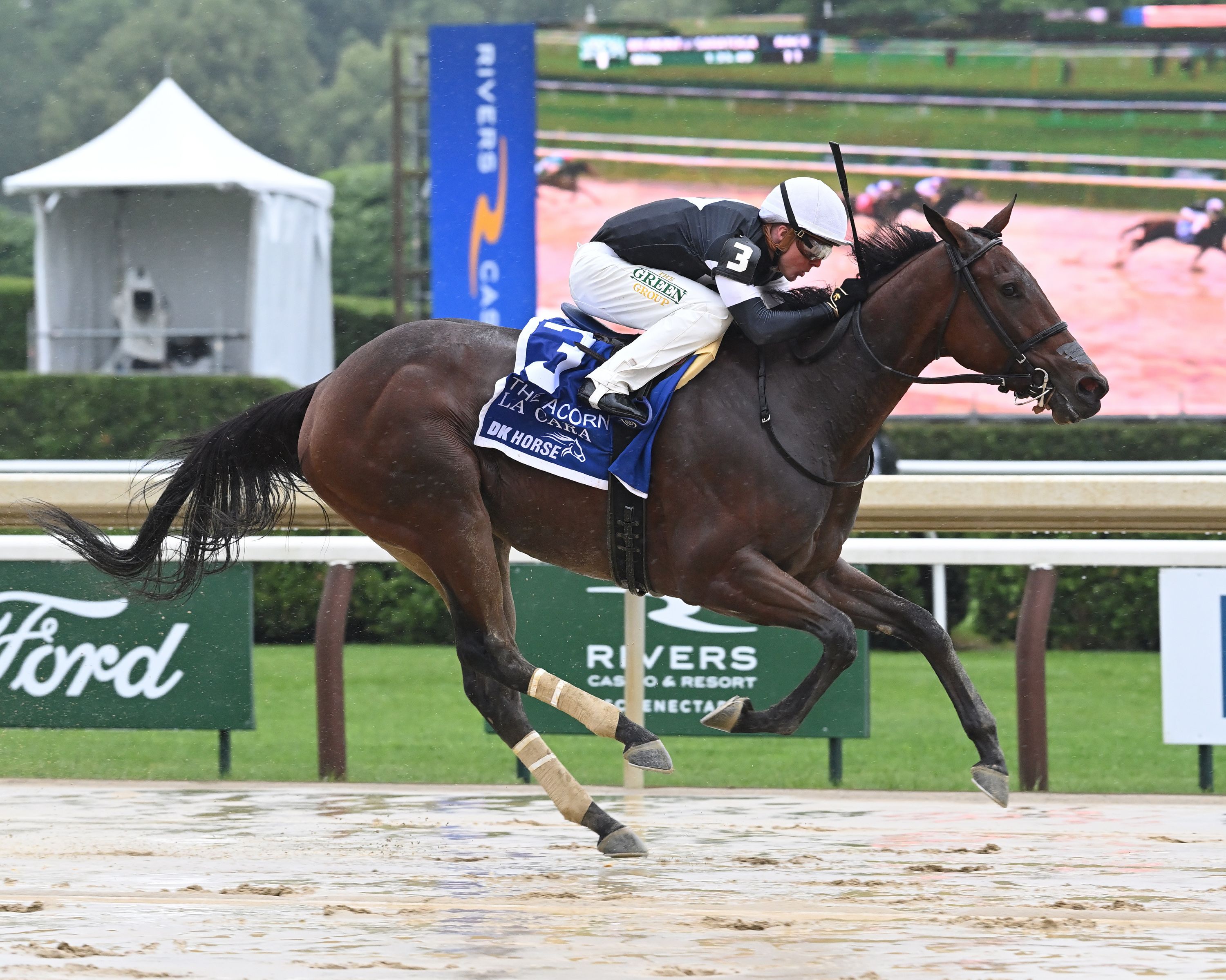 La Cara wins the Acorn (G1) at Saratoga