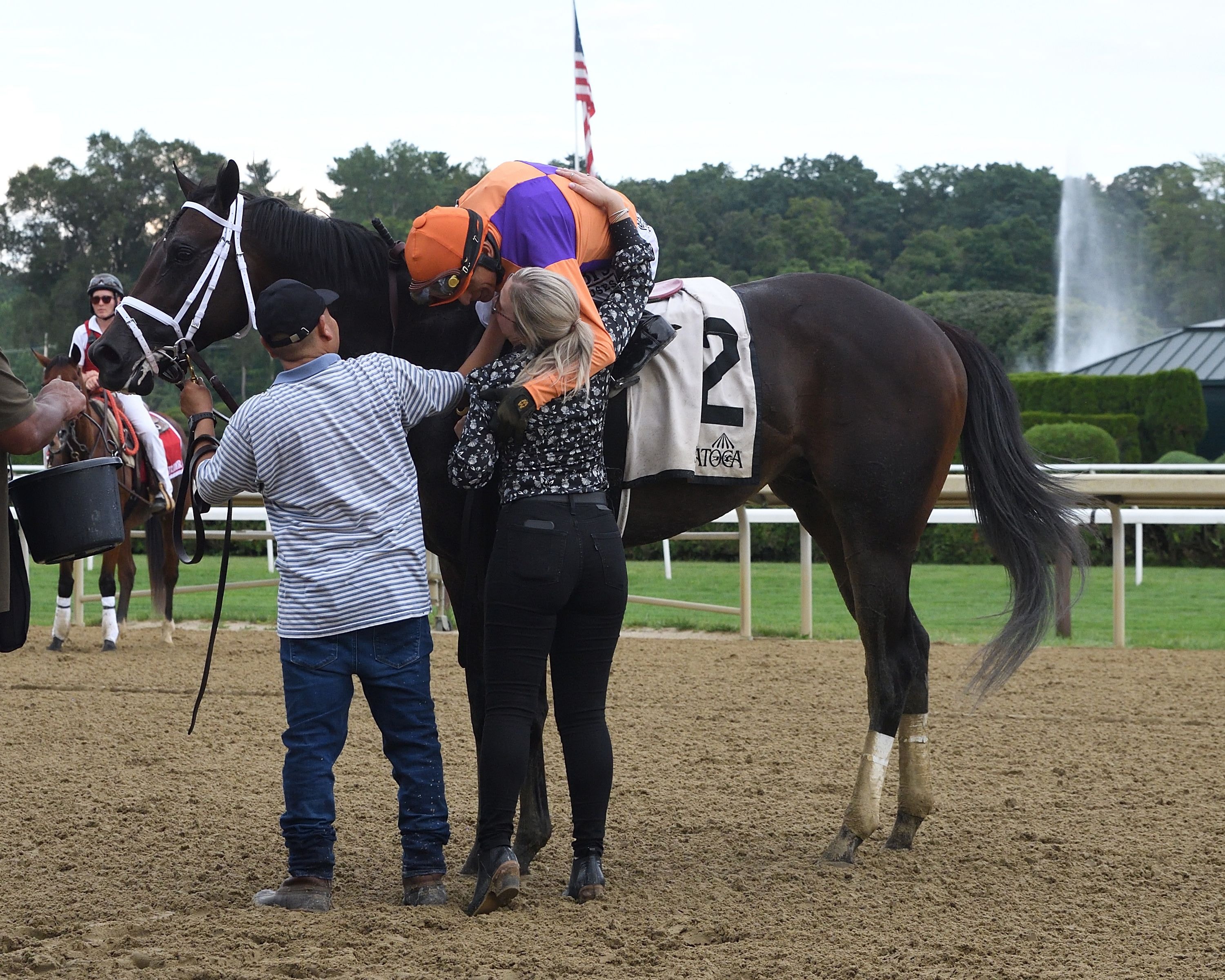 Hall of Famer John Velazquez racked up his 800th graded stakes victory aboard Local Knowledge in the Amsterdam (G2)