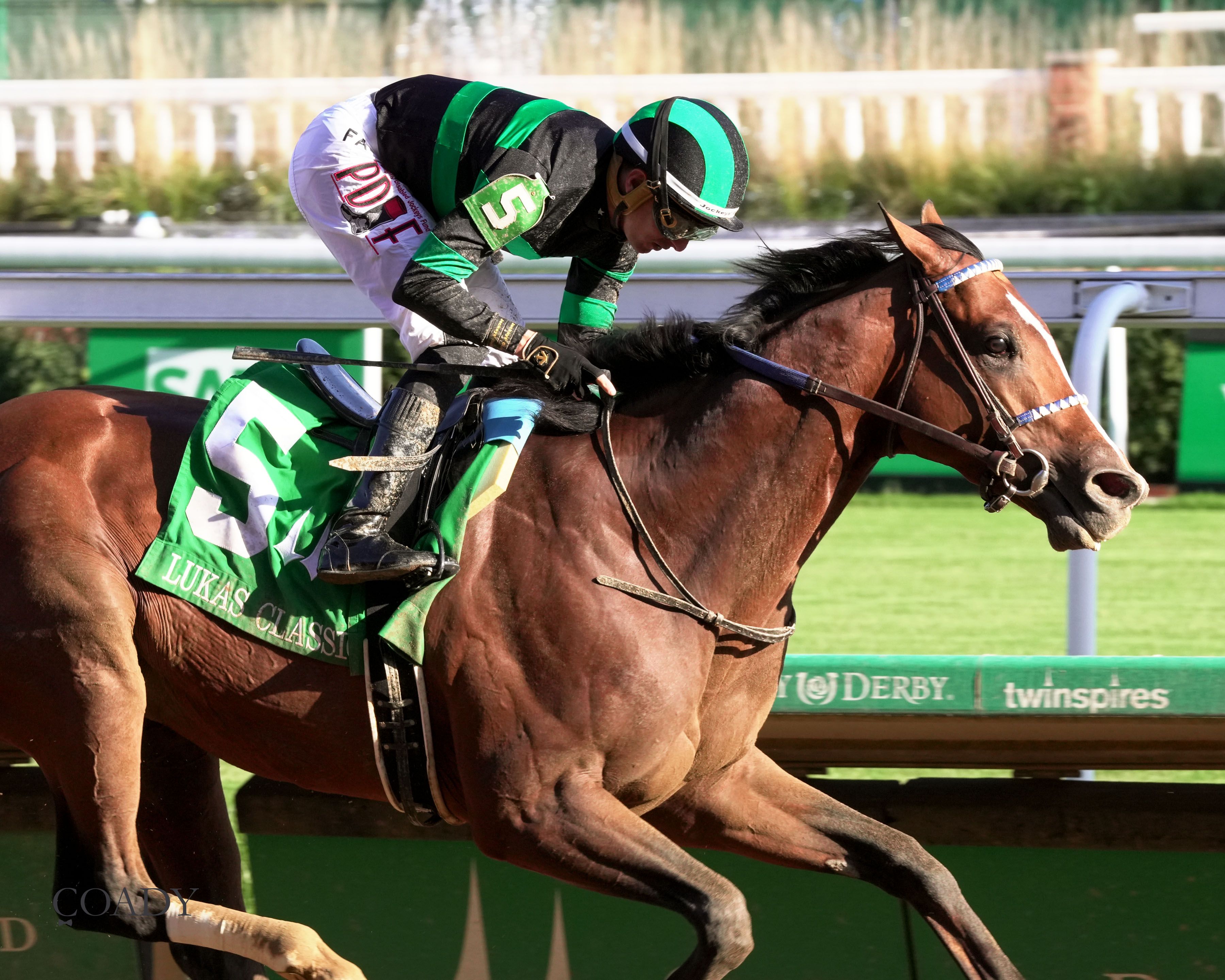 Mystik Dan winning the Lukas Classic (G2) at Churchill Downs