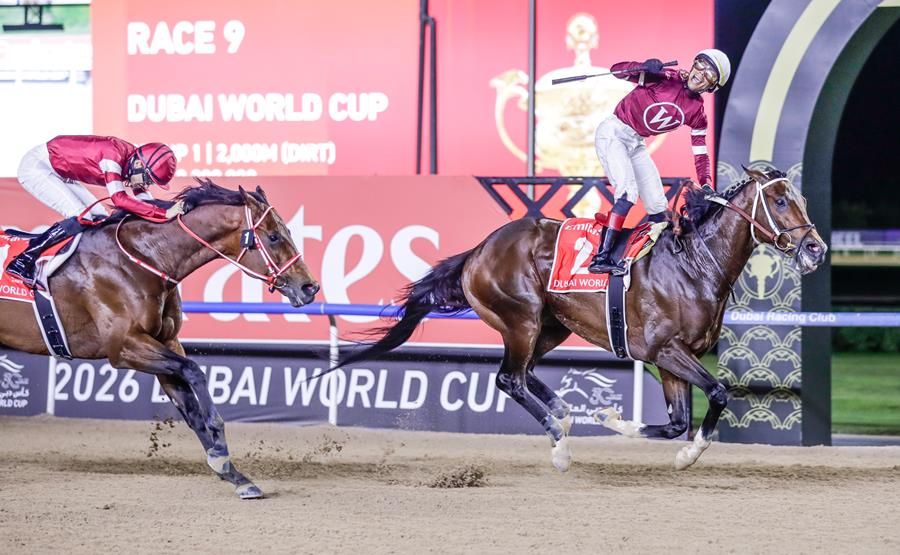 Magnitude topples Forever Young in the Dubai World Cup (G1)