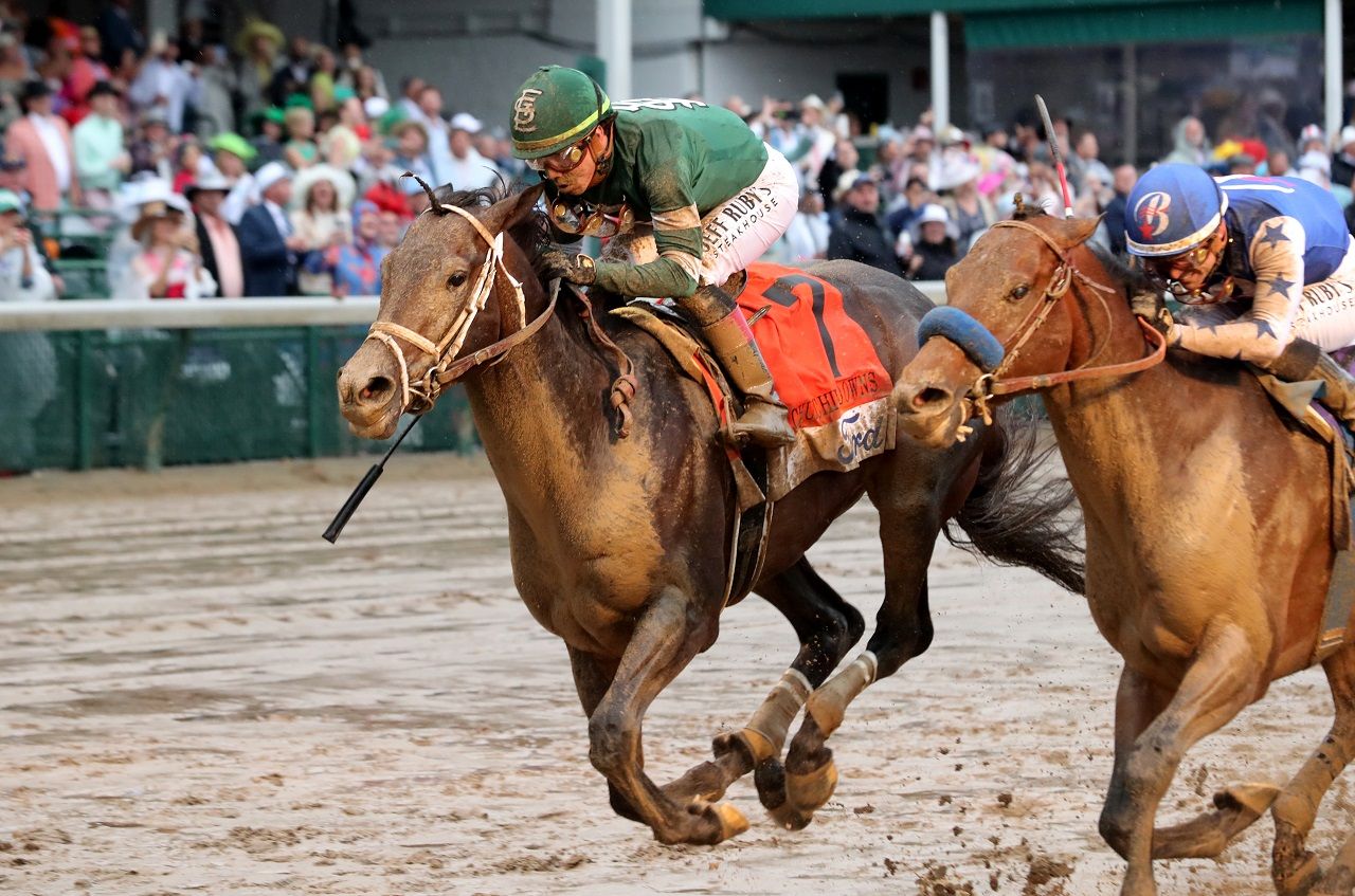 Mindframe winning the Churchill Downs (G1) at Churchill Downs