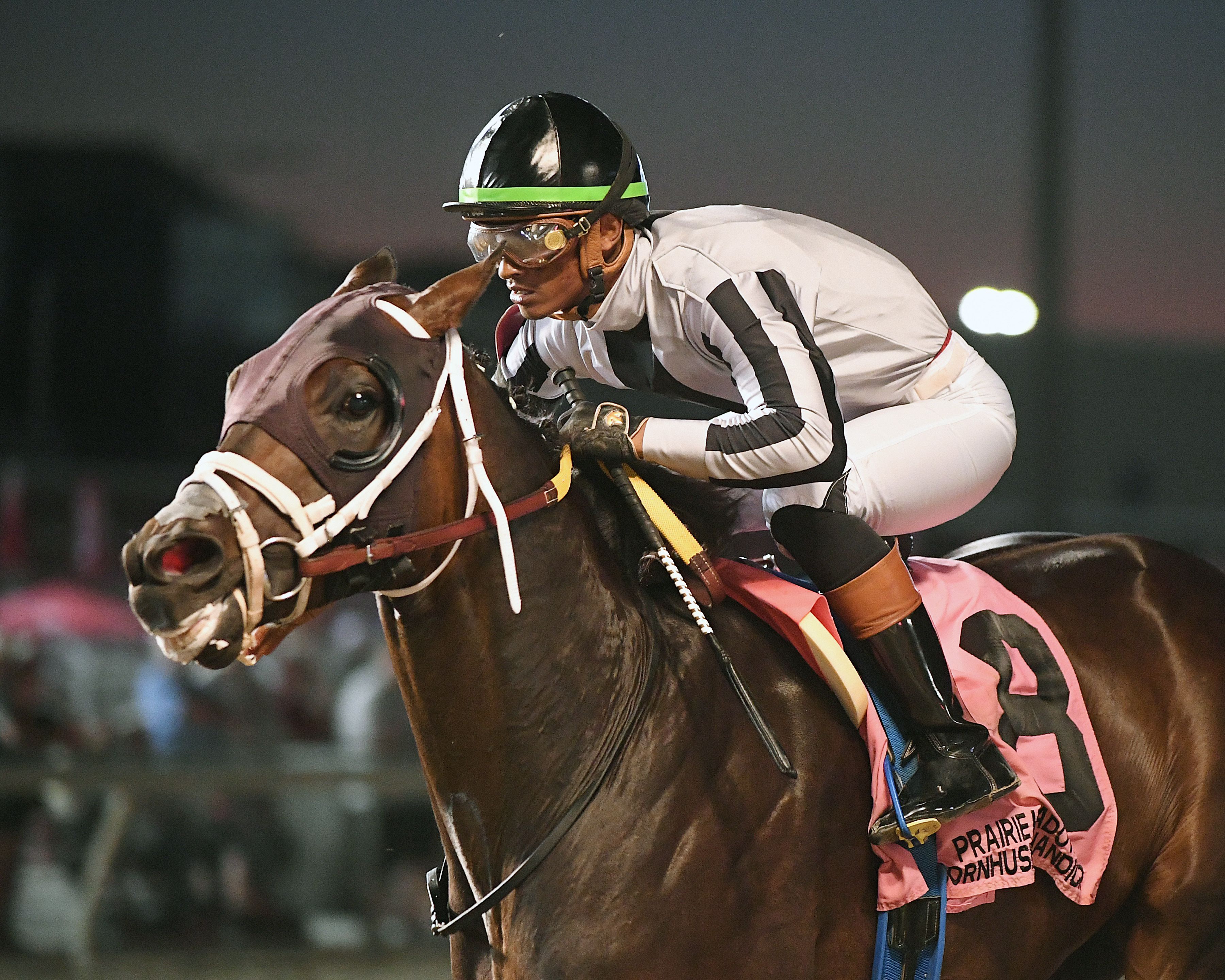 Navajo Warrior led all the way in the Prairie Meadows Cornhusker (G3) (Photo by Jack Coady/Coady Photography)