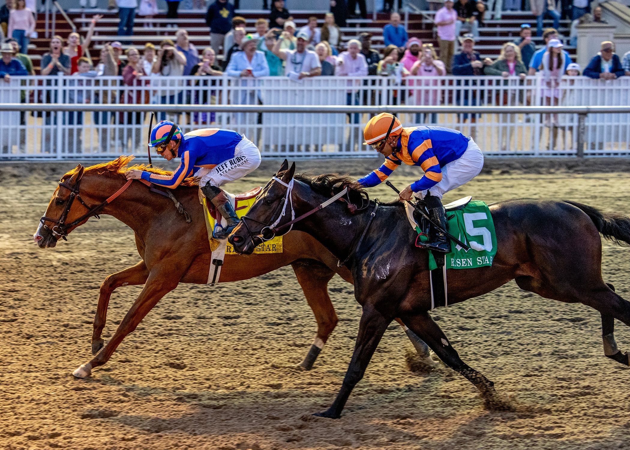 Paladin corrals Chip Honcho late in Risen Star, tops Kentucky Derby leaderboard