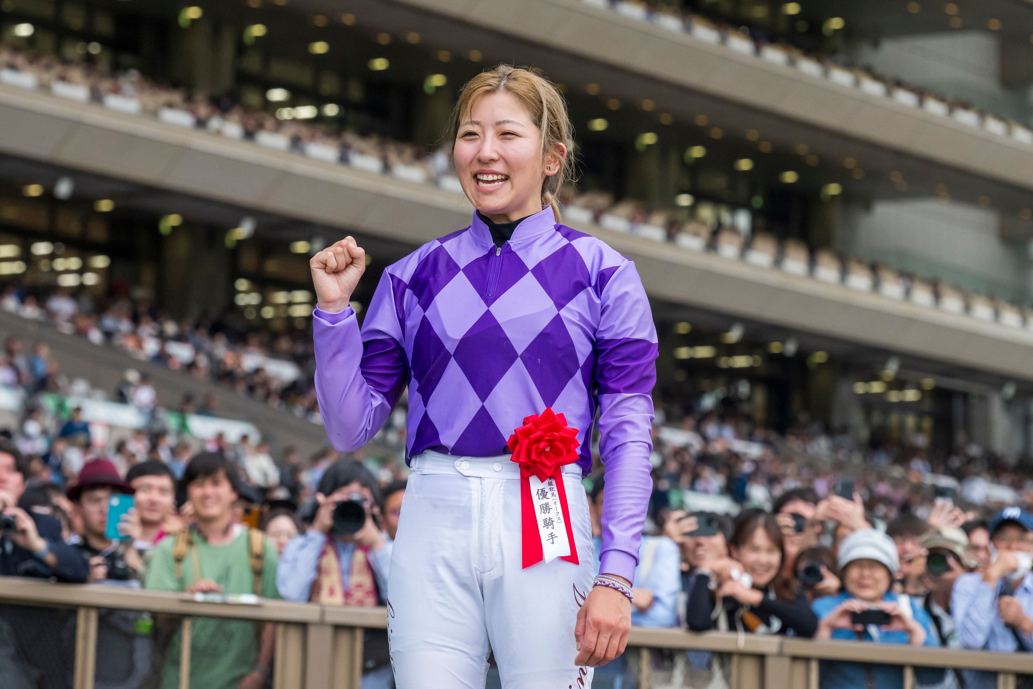 Seina Imamura is the first female jockey to win a Japanese classic