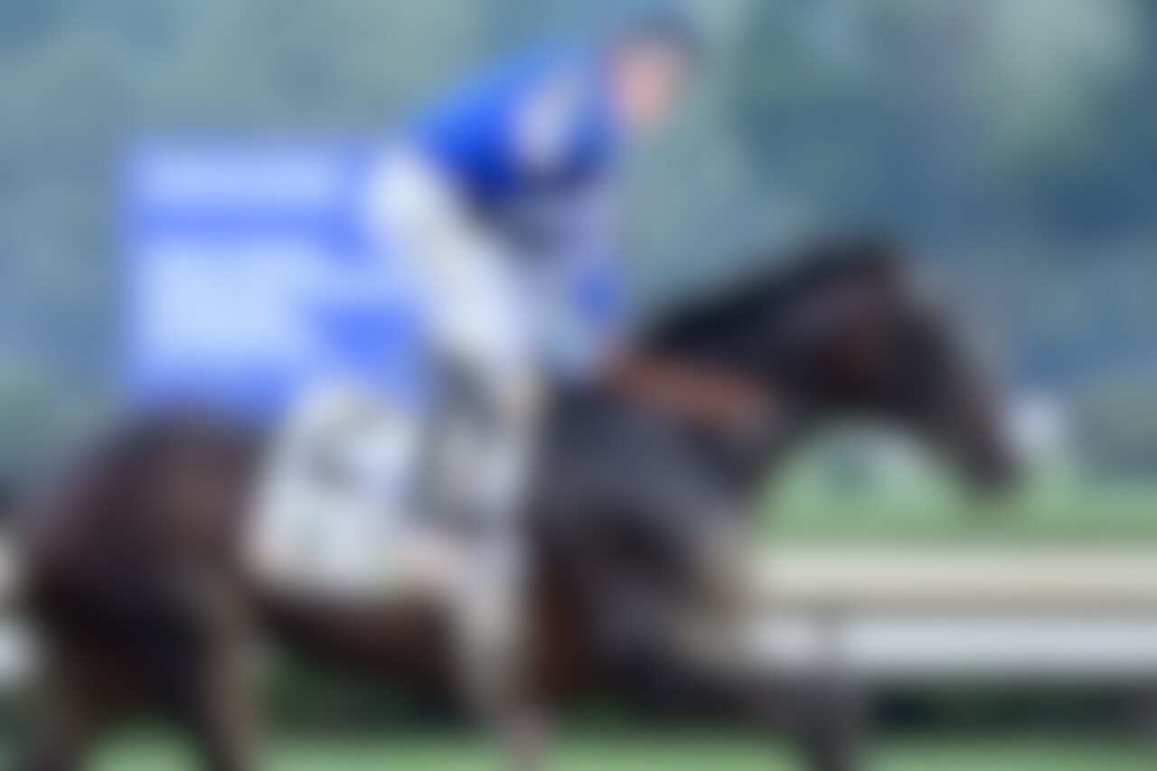 Sovereignty wins the 2025 Belmont Stakes at Saratoga.